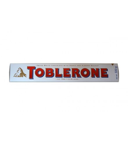 Toblerone Swiss White Chocolate with Honey & Almond Nougat