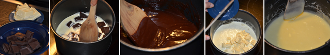 preparation creme chocolat
